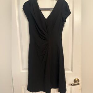 NWT Banana Republic Black V-Neck Dress